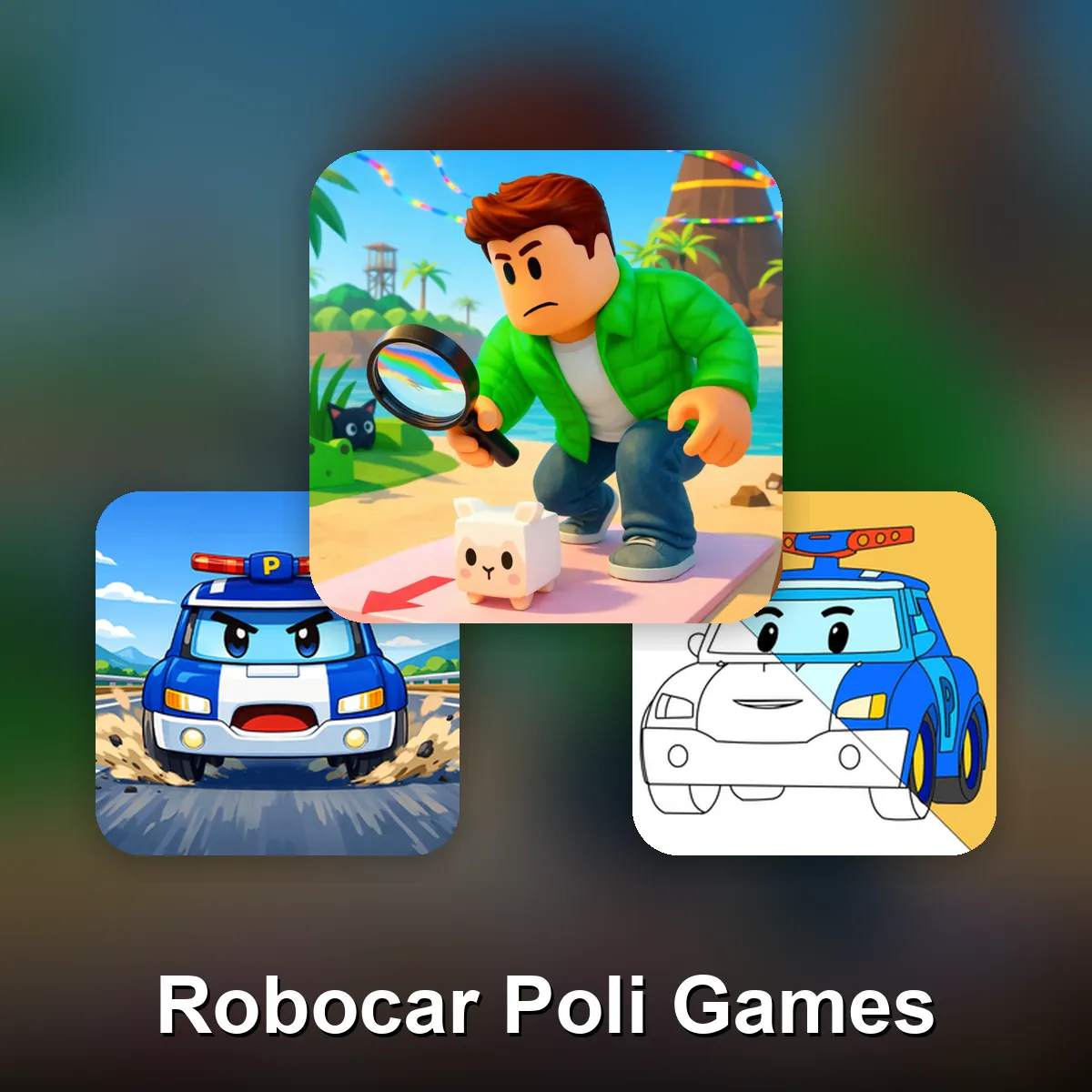 Robocar Poli Games