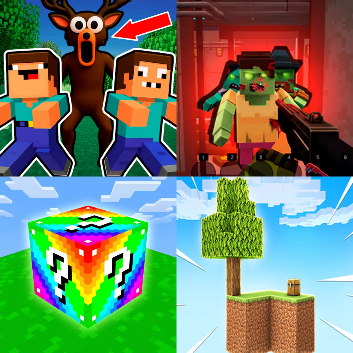 Minecraft games survival