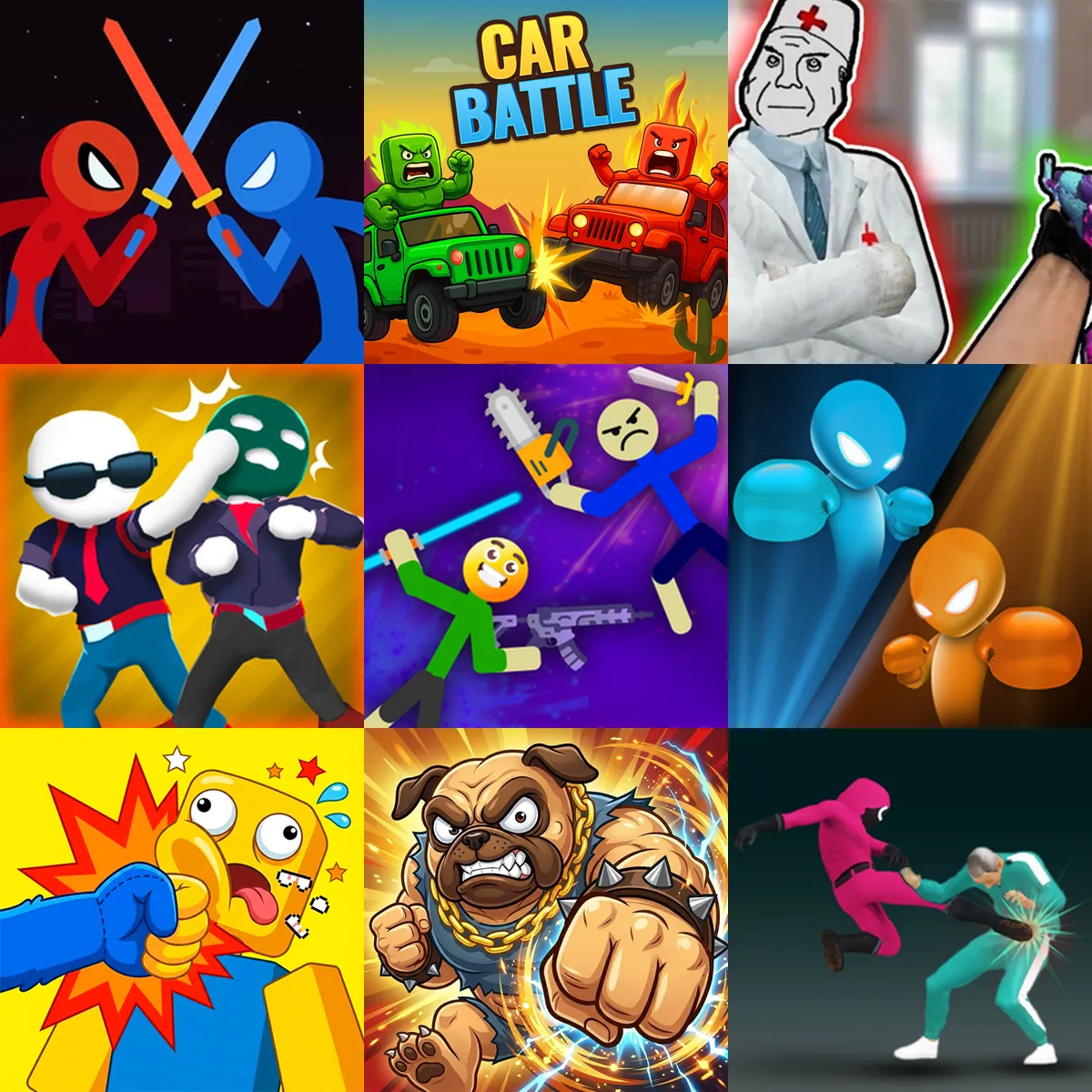 2 player fighting games