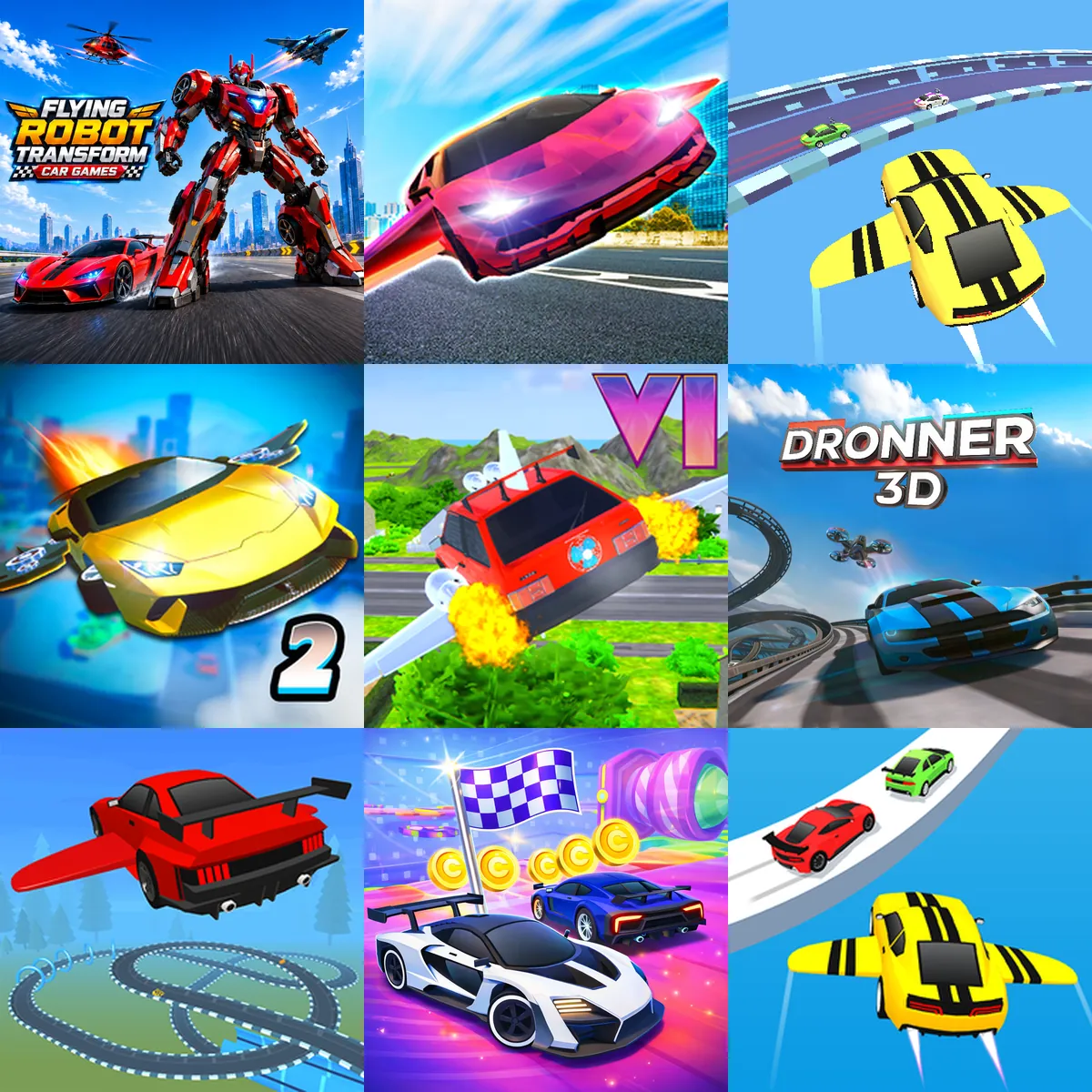 Flying car games