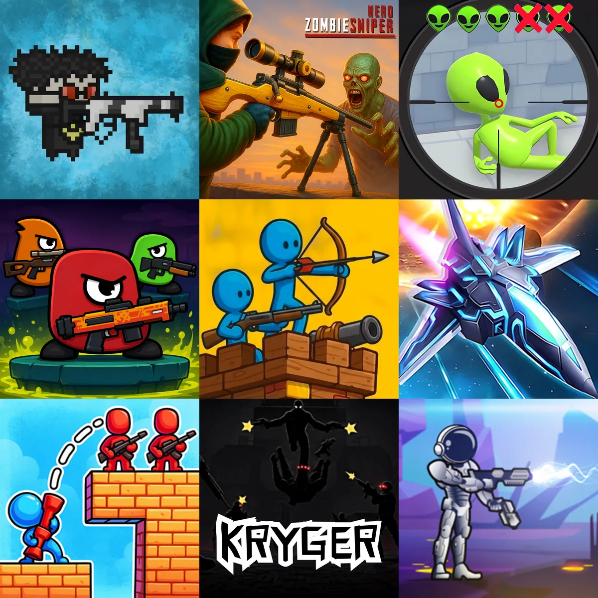 2d shooting games