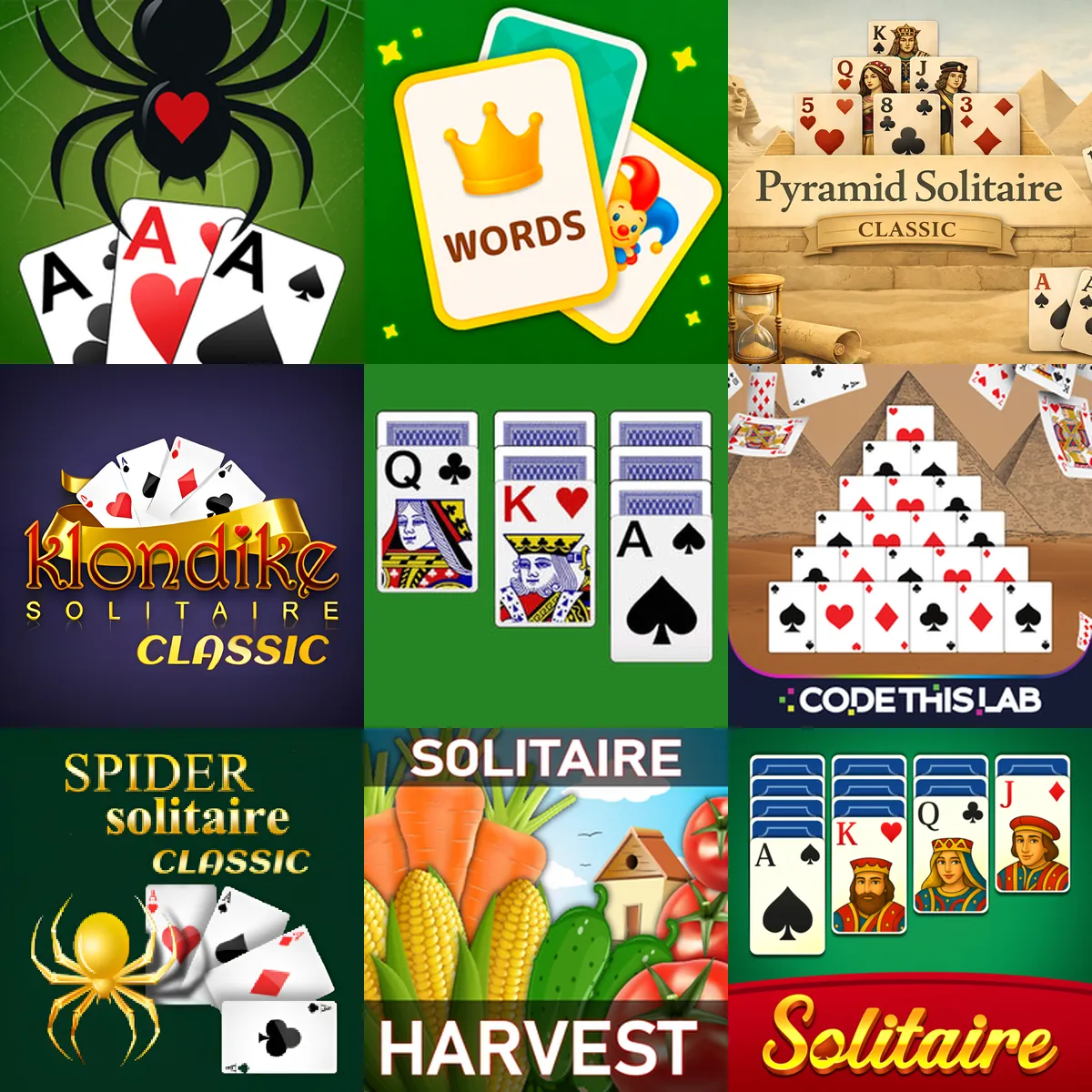 Pyramid Solitaire Games