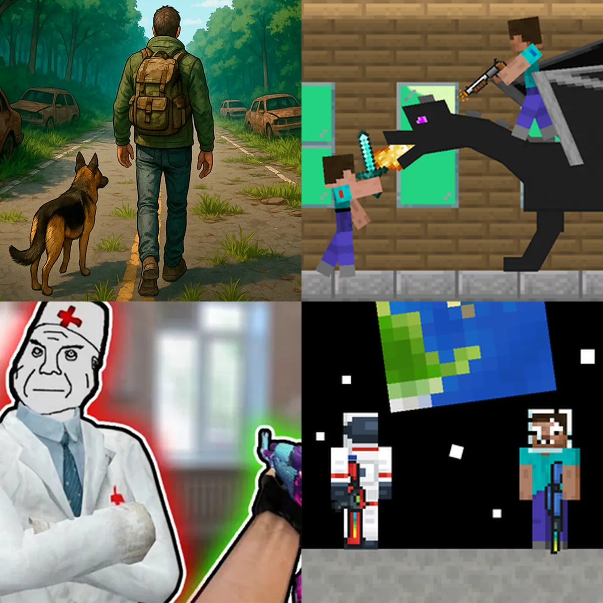 2 player survival games