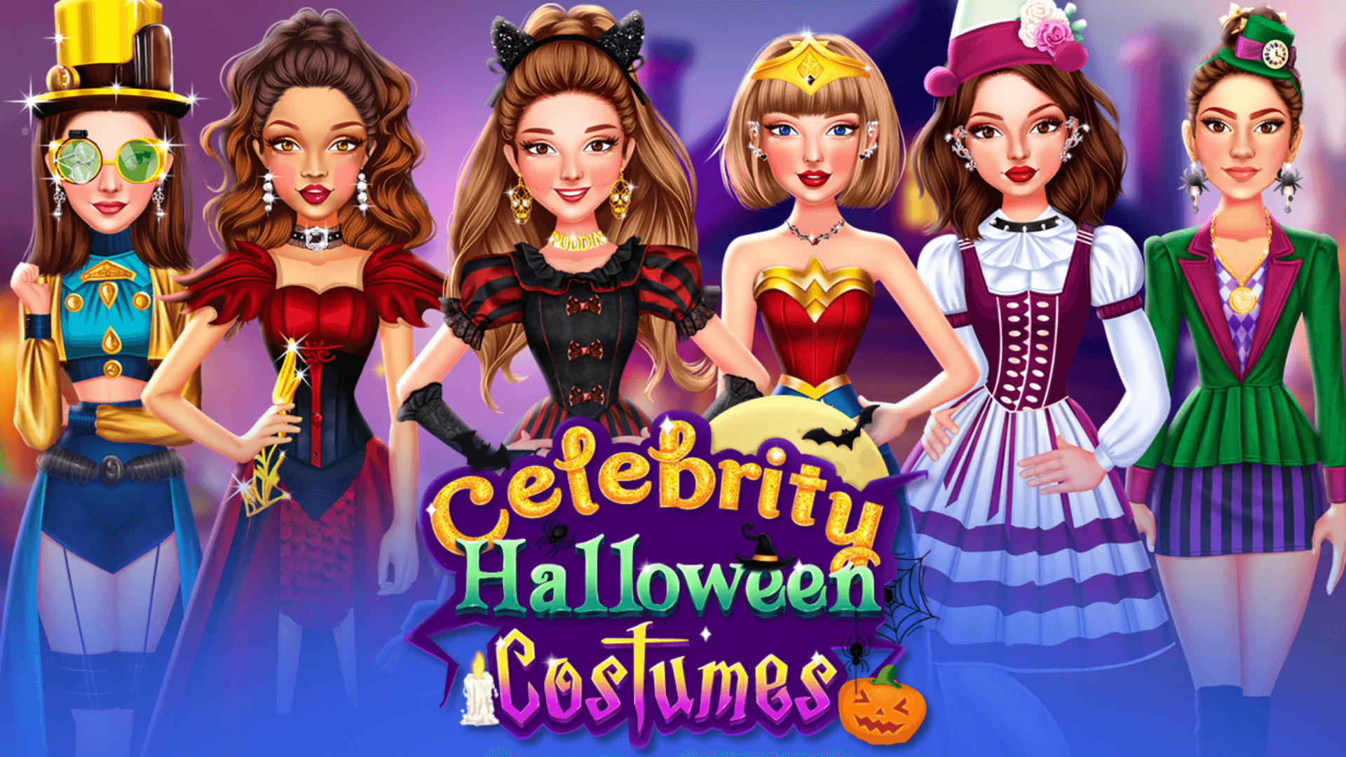 Arte da capa de Celebrity Halloween Costumes