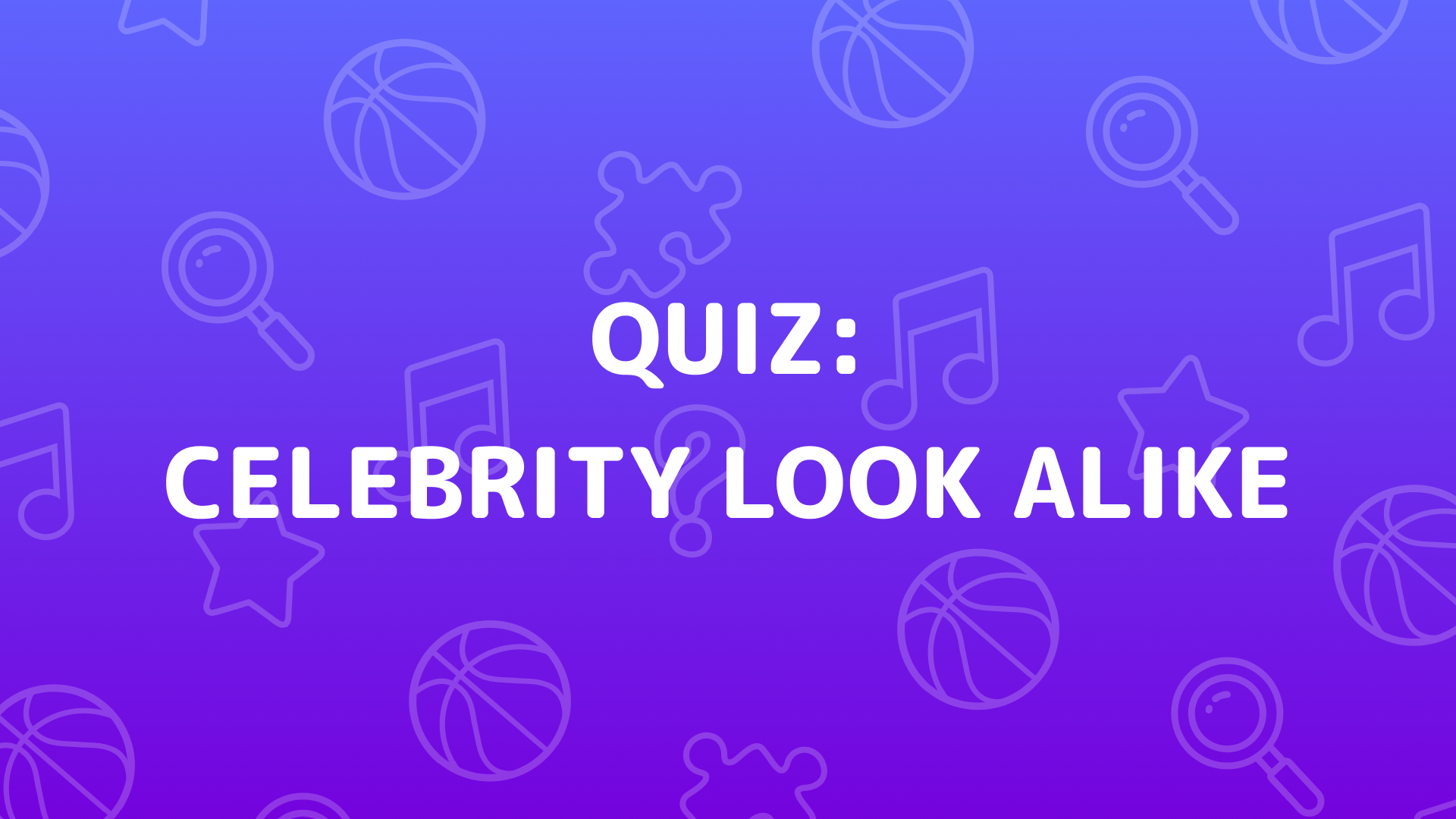 Imagen de portada de Celebrity Look Alike