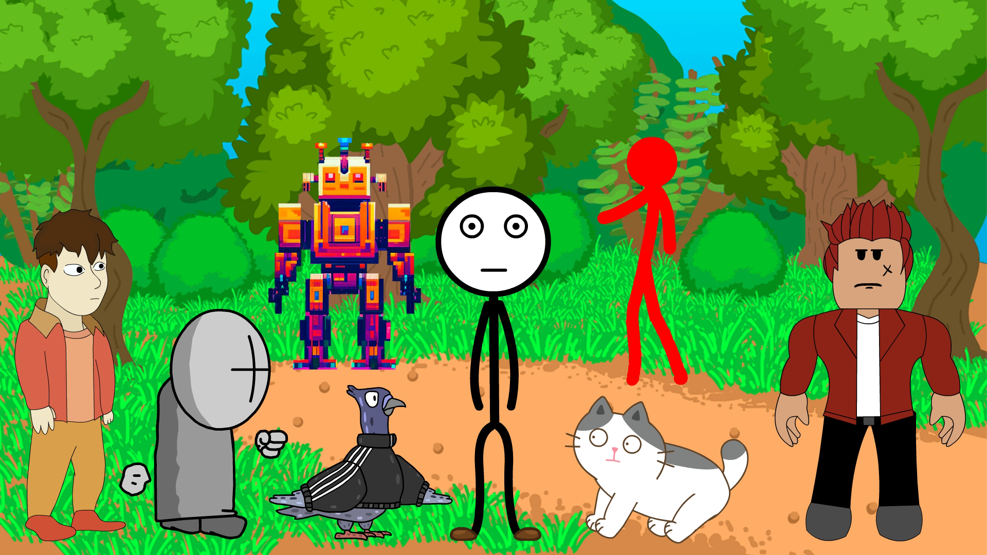 Okładka Choose a Stickman!