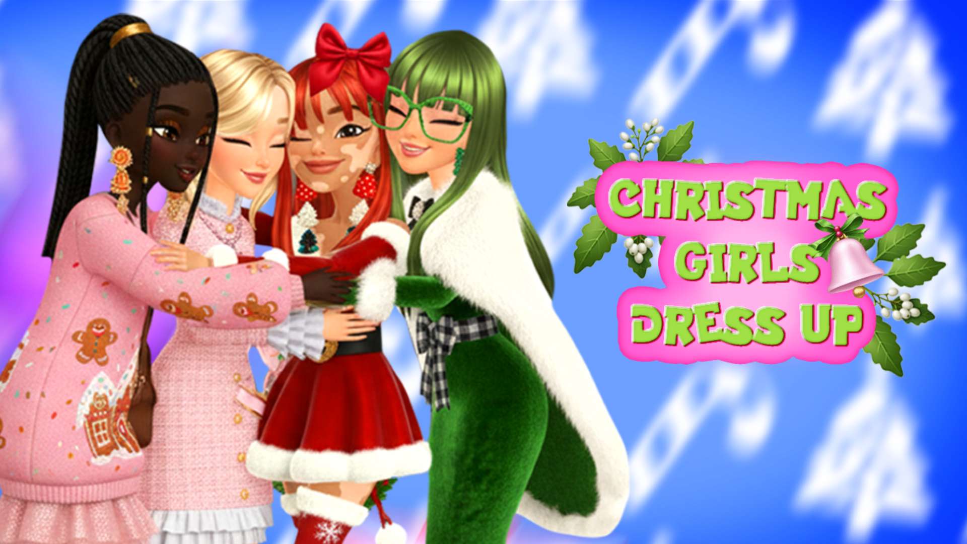 Okładka Christmas Girls Dress Up
