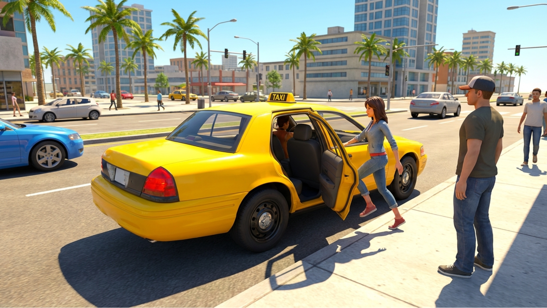 Arte da capa de City Car Pick And Drop Game