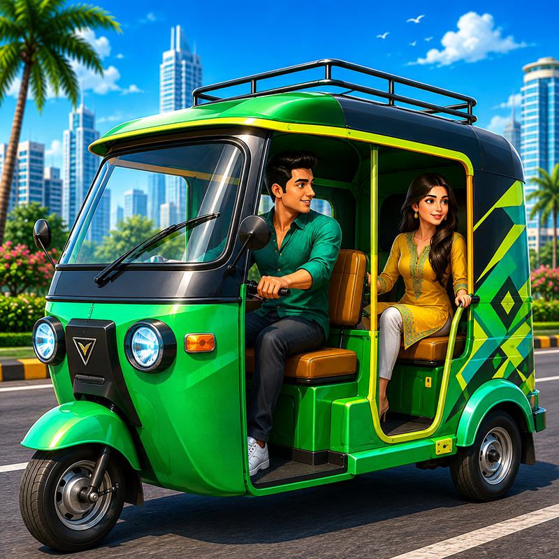 City Tuk Tuk Rickshaw Game Auto Games