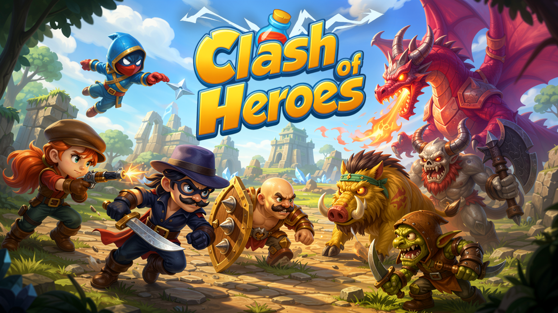 Clash of Heroes: RPG Adventure cover art