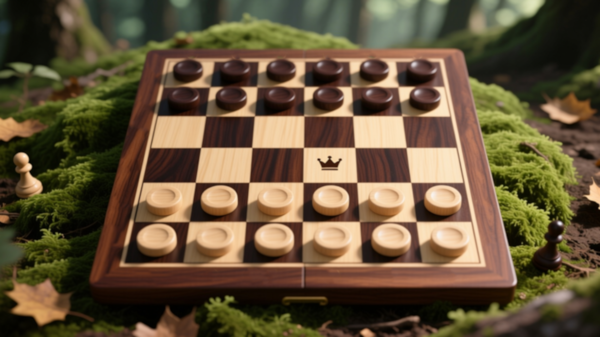 Classic Checkers: Forest Coverbild