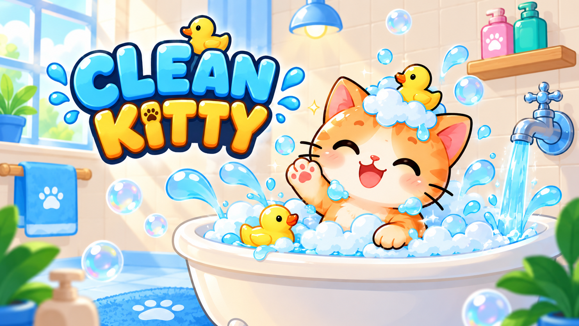 Arte da capa de Clean Kitty