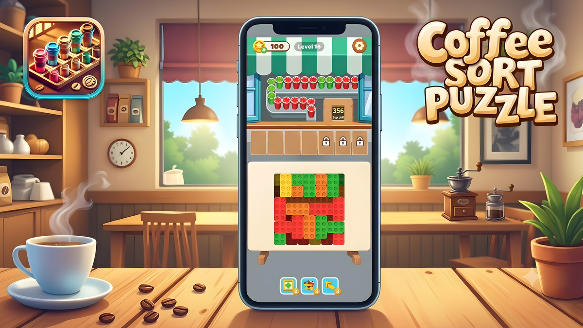 Coffee Sort Puzzle Coverbild