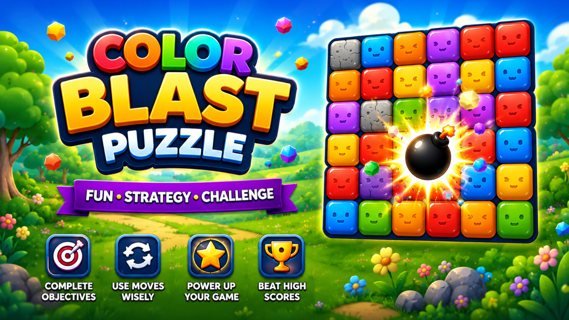 Gambar sampul Color Blast Puzzle