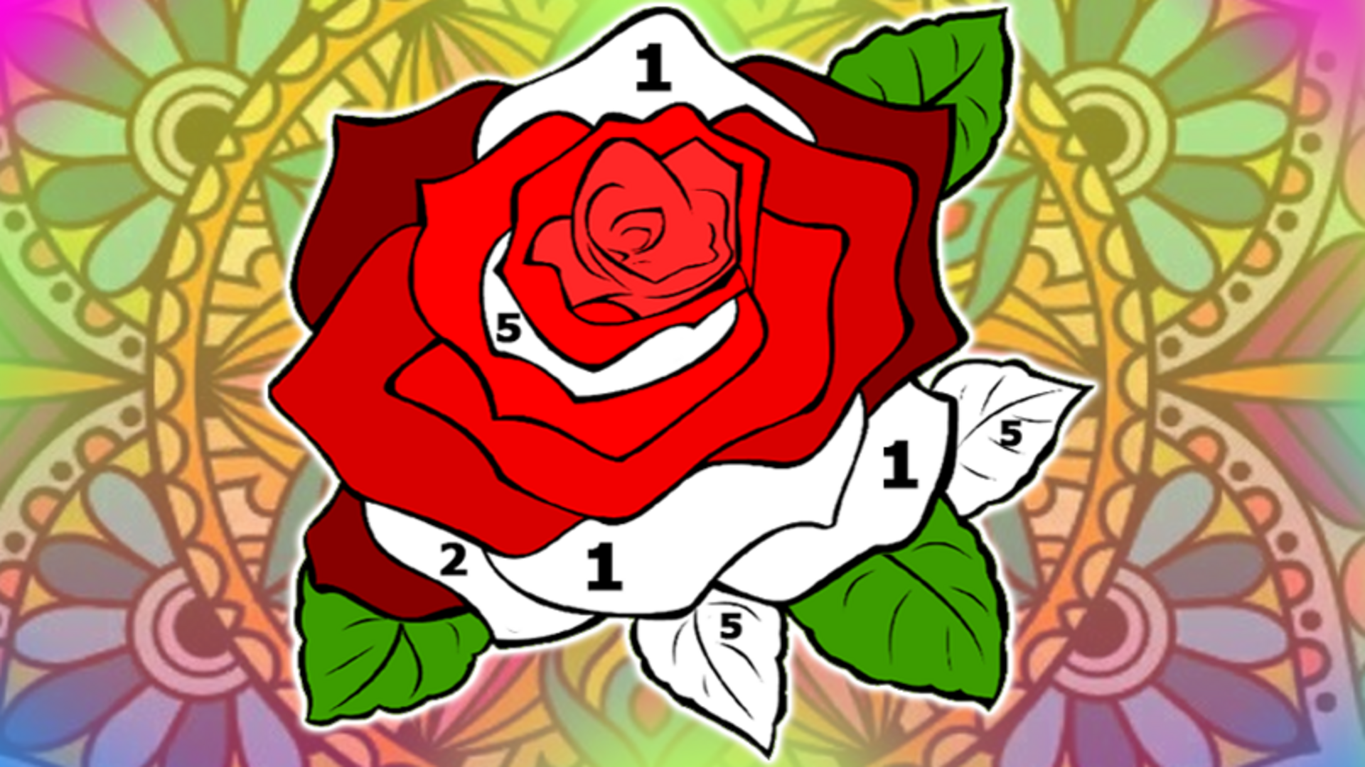 Color by Numbers. Anti-stress Drawings. game thumbnail