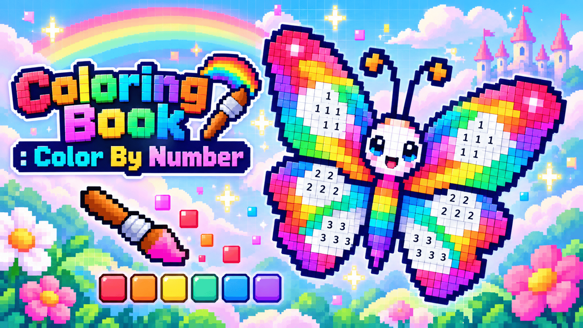 Coloring Book : Color By Number