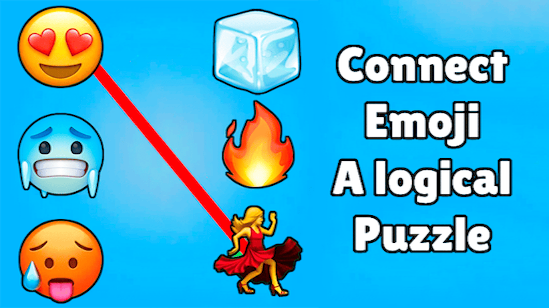 Imagen de portada de Connect Emoji A Logical Puzzle
