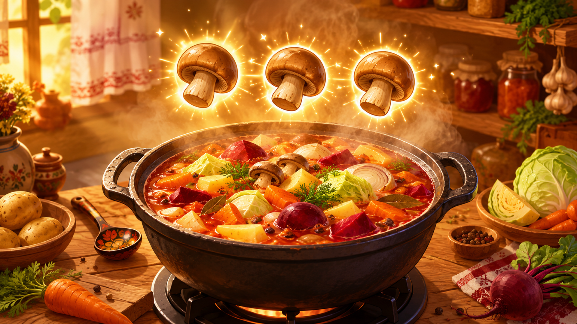 Cook Soups: 3 in a Bowl