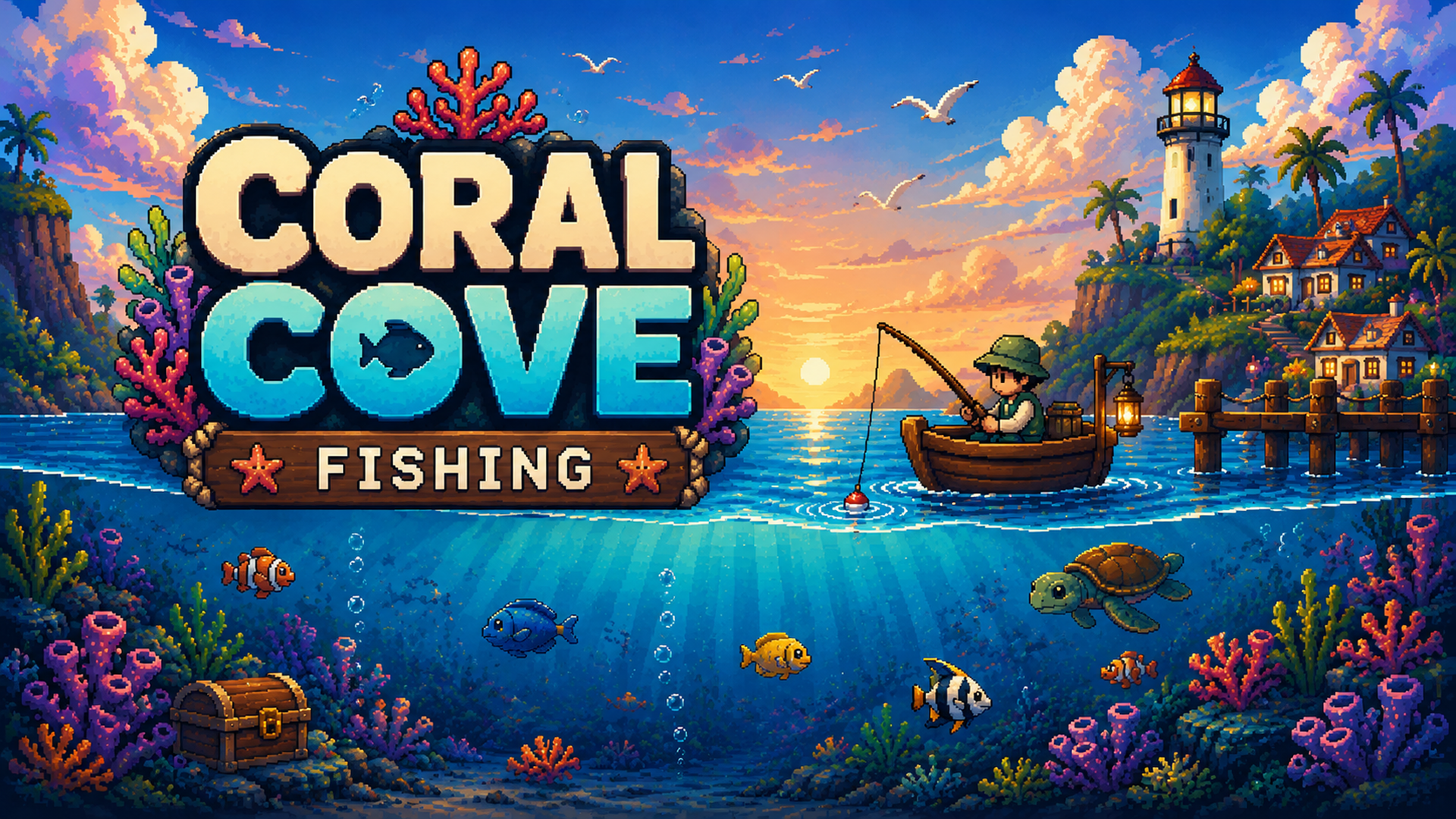 Arte da capa de Coral Cove Fishing