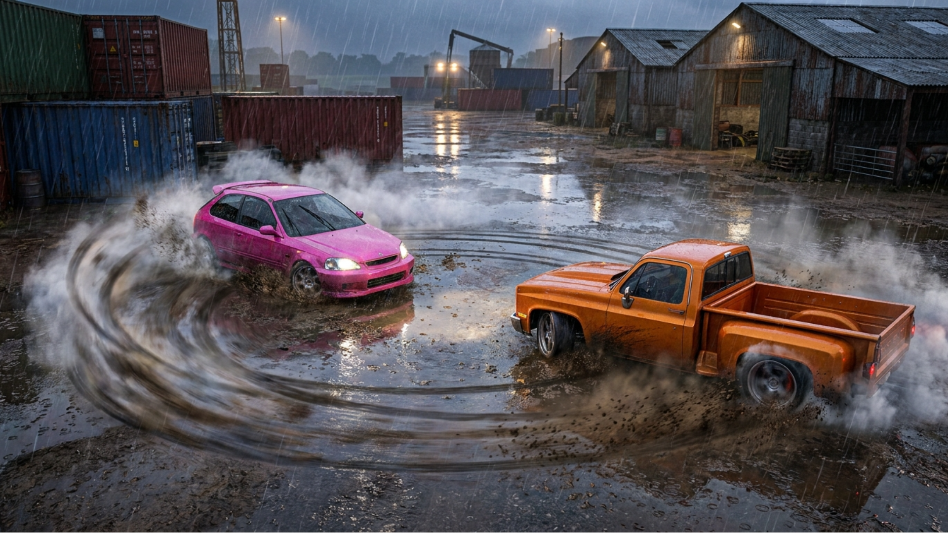 Gambar sampul Crazy Drift Rain Challenge