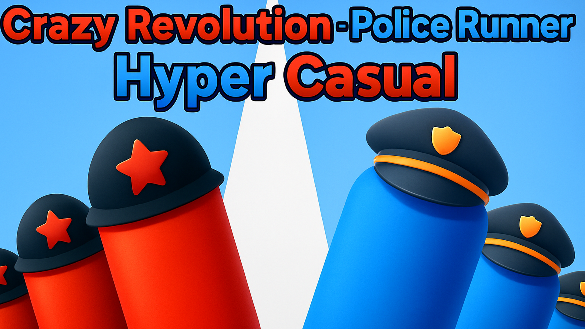 Arte da capa de Crazy Revolution - Police Runner - Hyper Casual