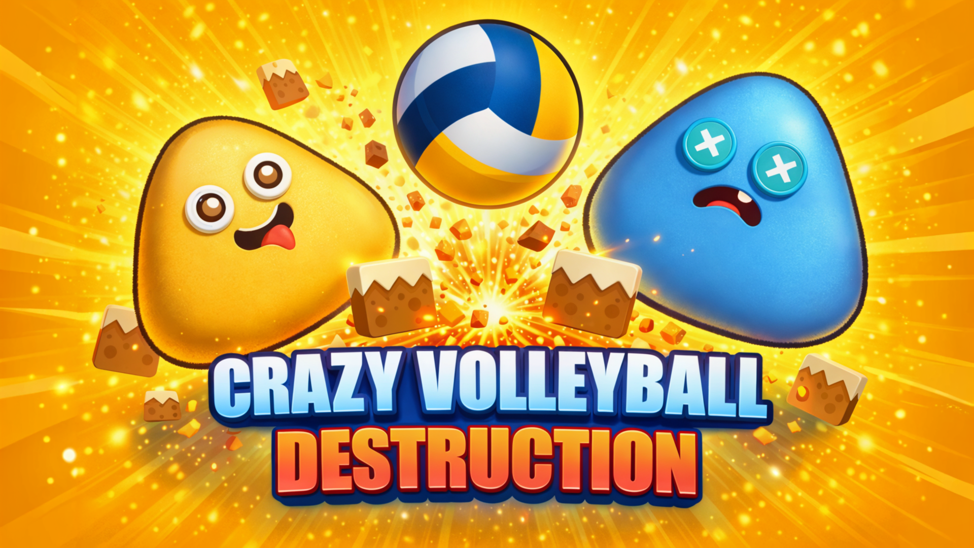 Crazy Volleyball Destruction