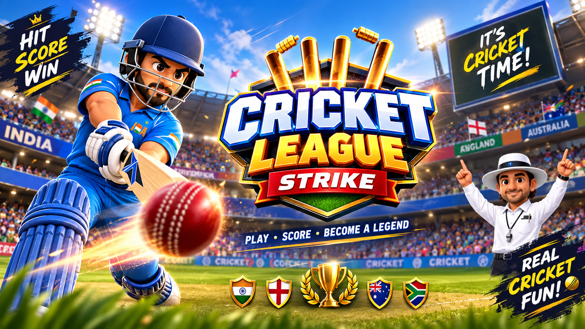 Cricket League Strike