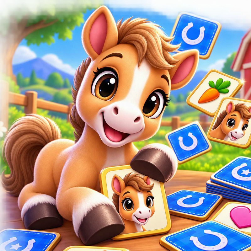 Cute Pony Memory Quest