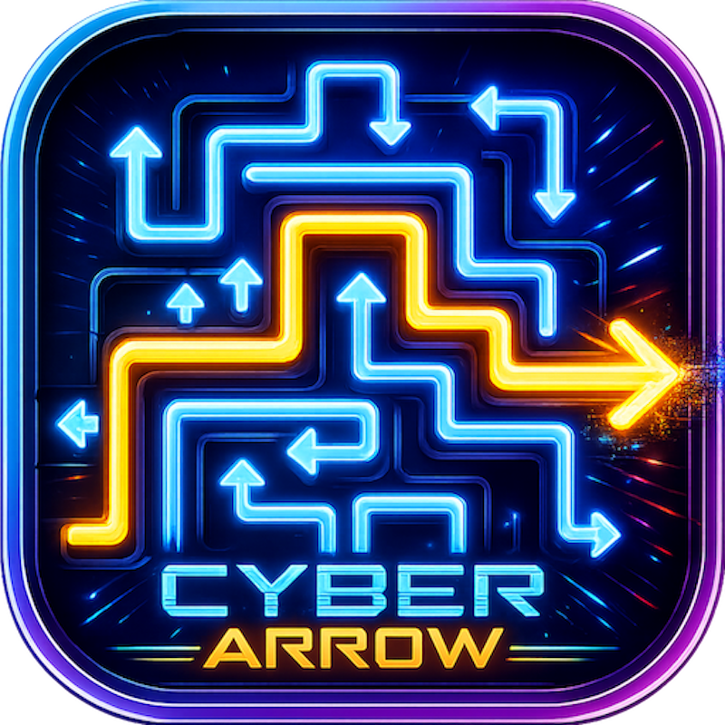 Cyber Arrows: Brain Puzzle Game - Logic Puzzles puzzle game thumbnail