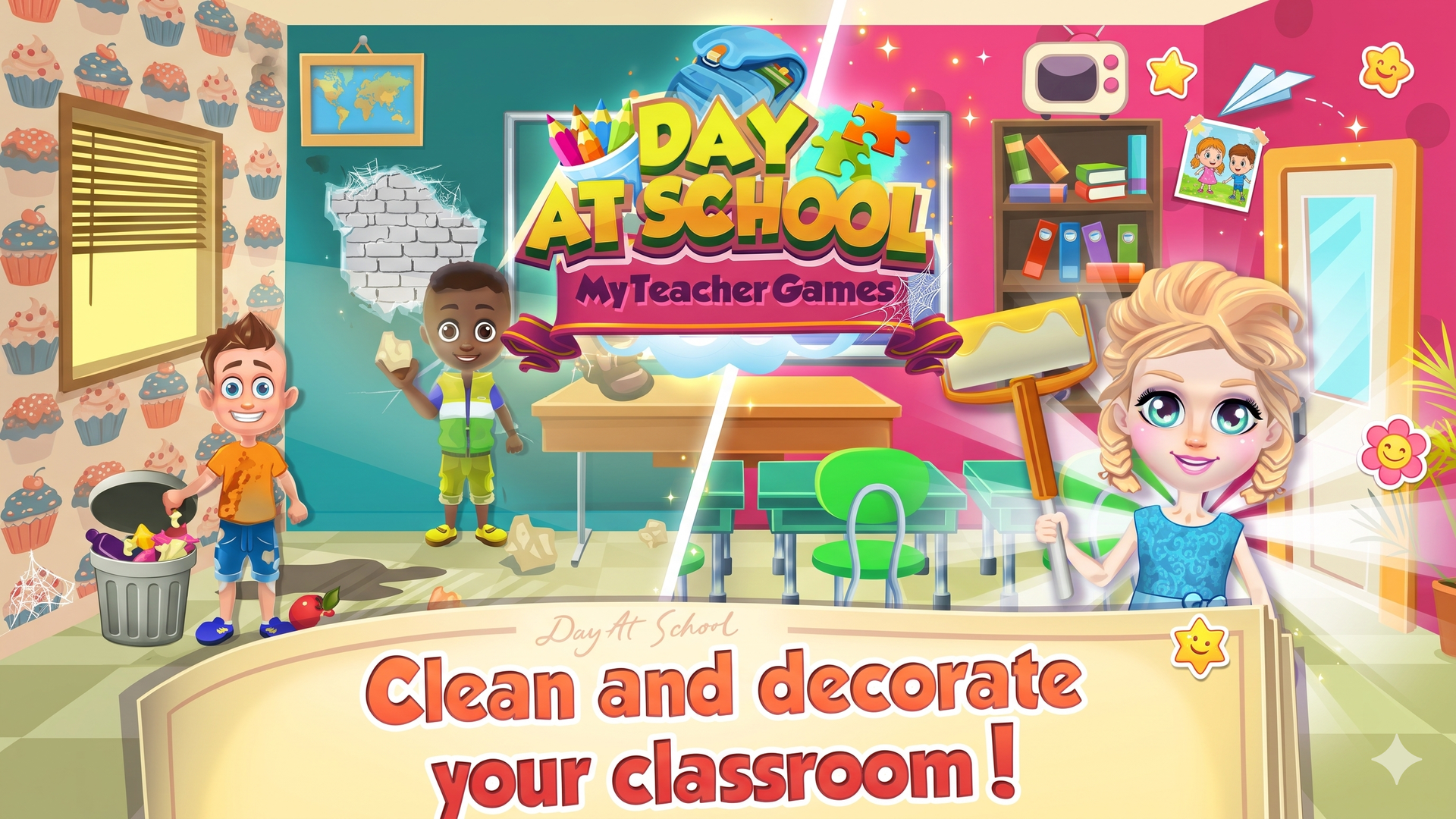 Day At School: My Teacher Games cover art