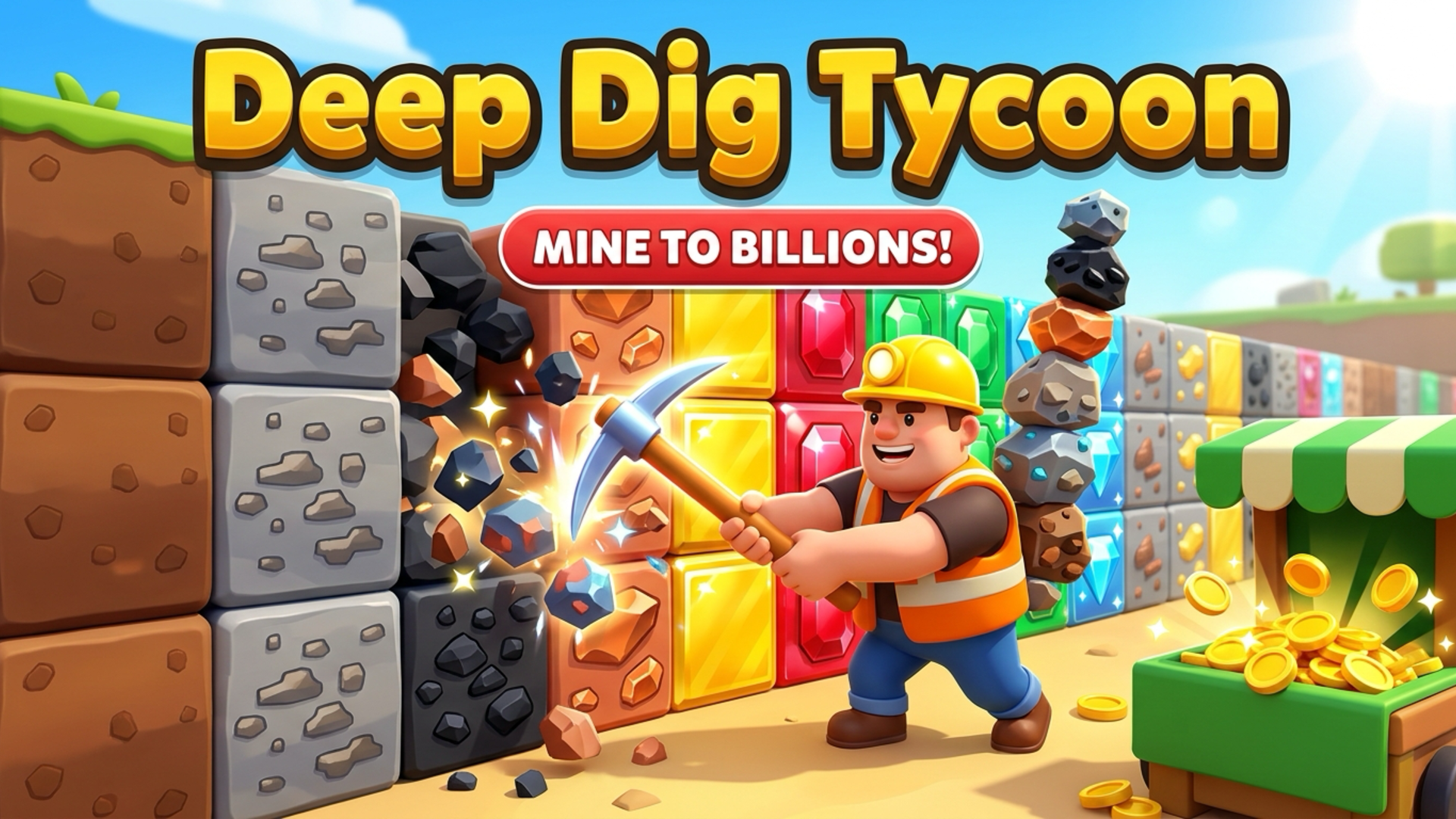 Arte da capa de Deep Dig Tycoon