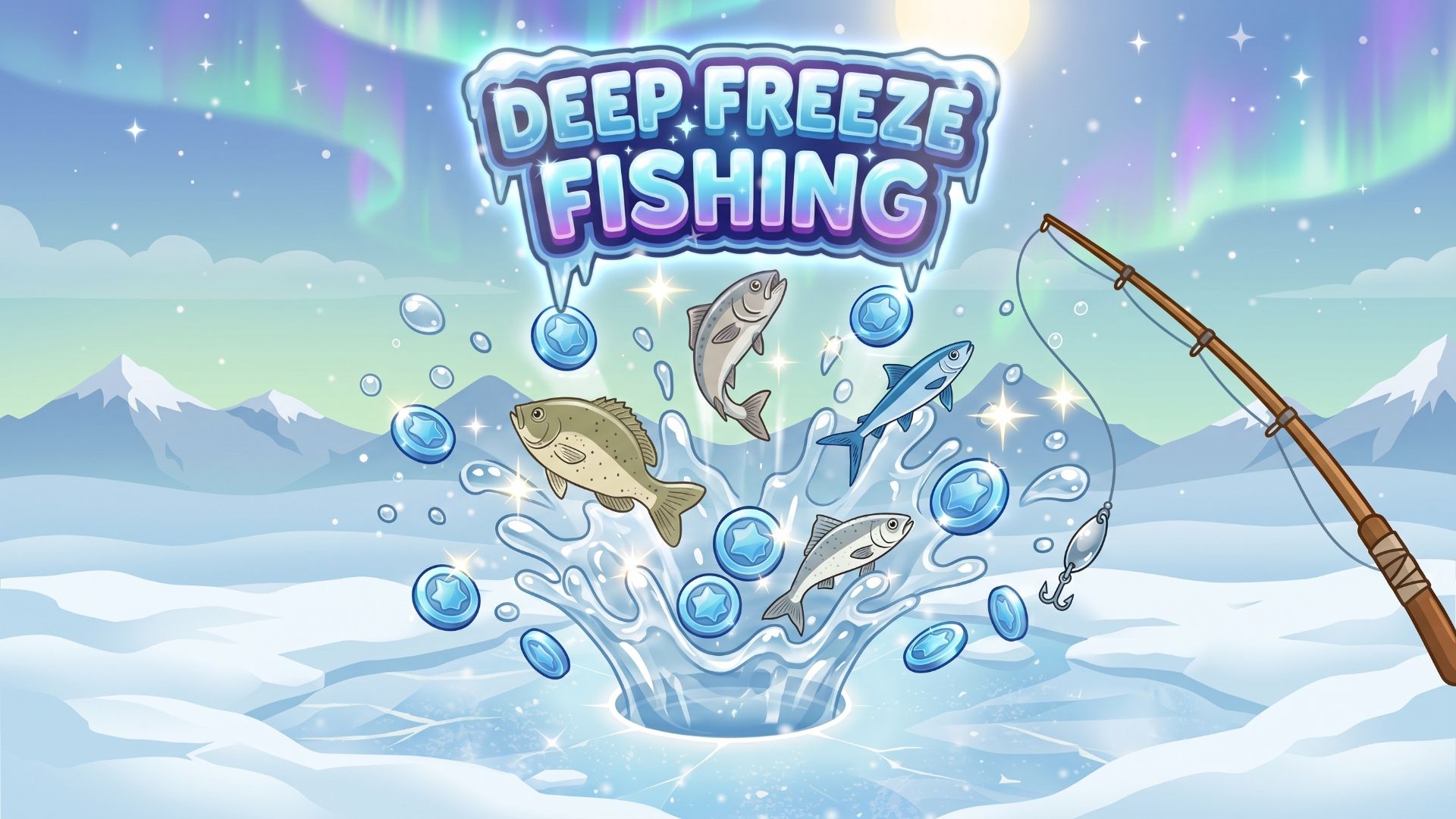 Arte da capa de Deep Freeze Fishing