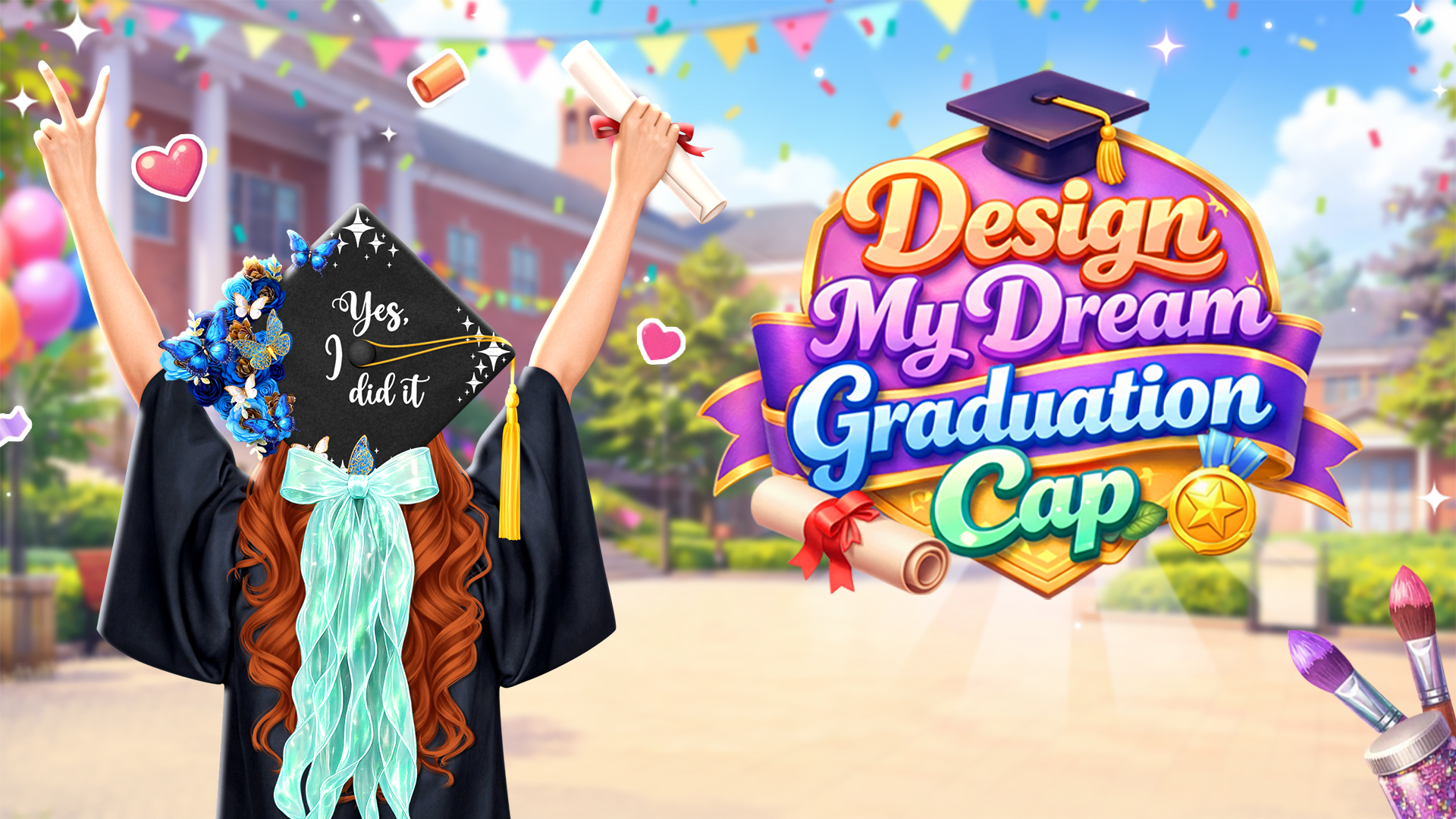 Design My Dream Graduation Cap kapak resmi