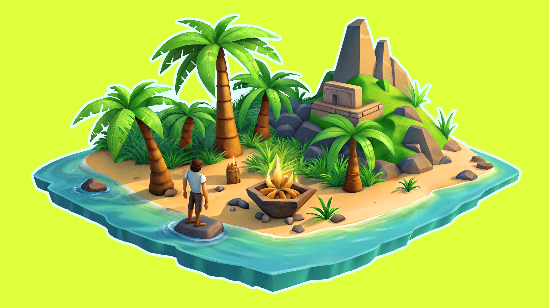 Imagen de portada de Desolate Isle: Survival