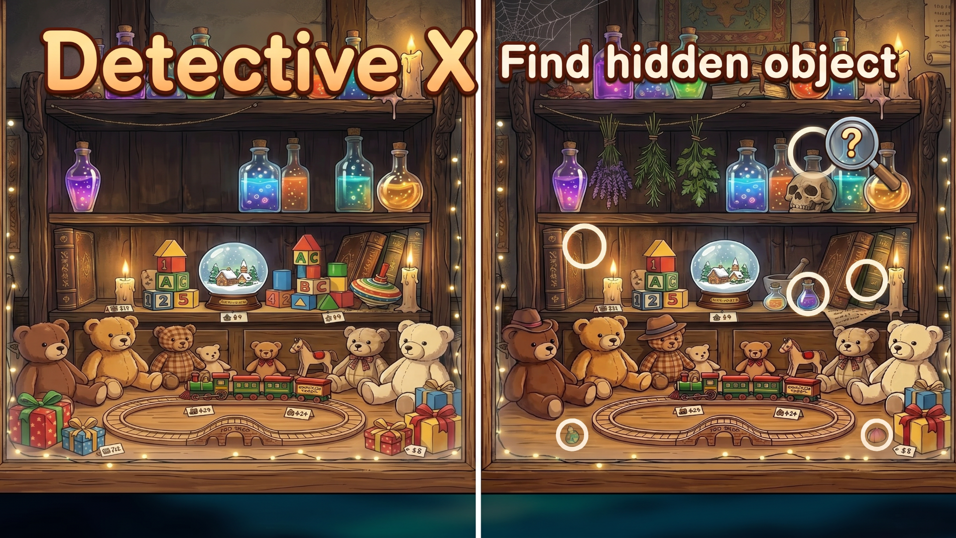 Arte da capa de Detective X Find hidden object