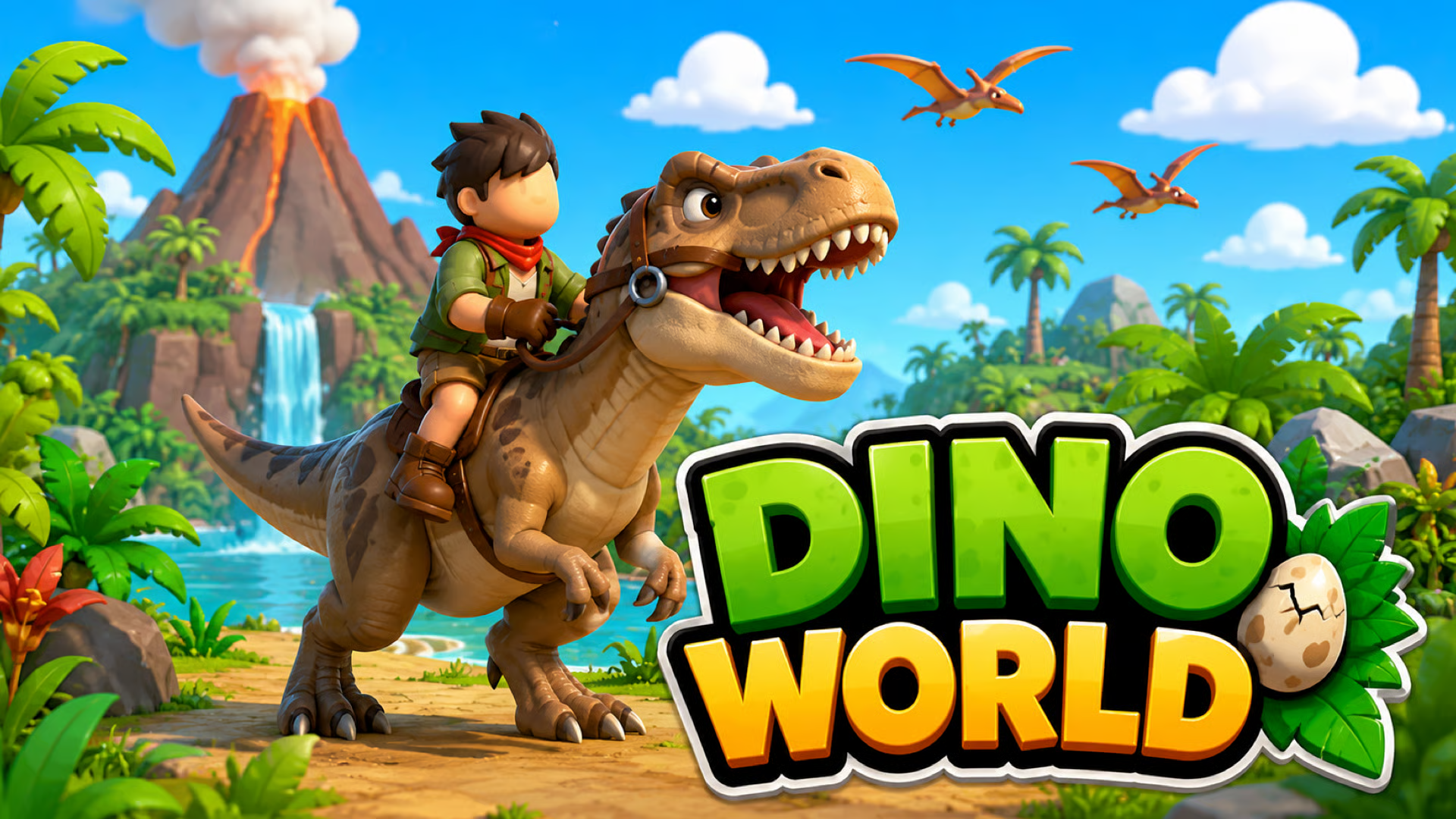 Dino world 3D cover art