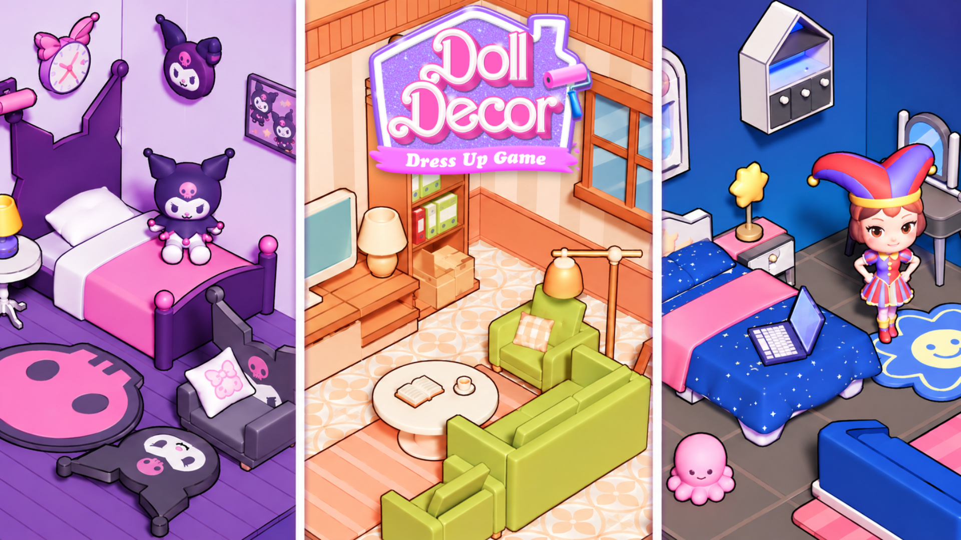 Imagen de portada de Doll Decor & Dress Up Game