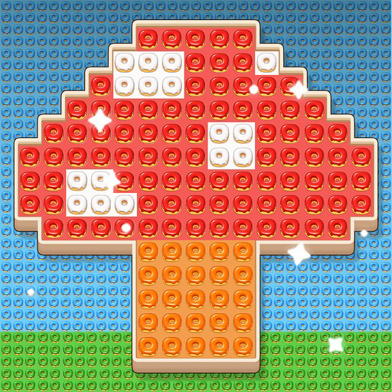 Donut Art: Puzzle Diamond Game - Food puzzle game thumbnail