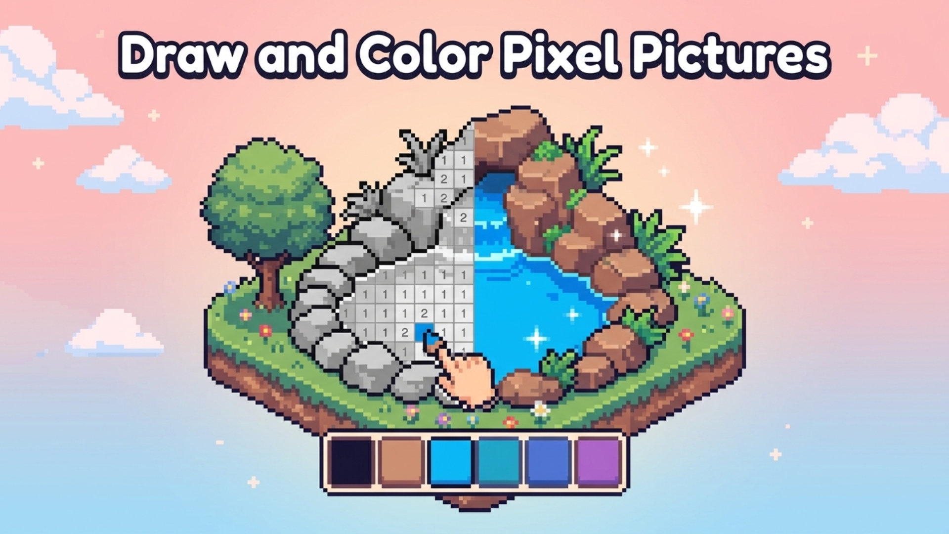 Draw and Color Pixel Pictures