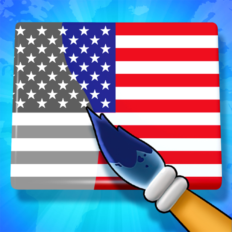 Draw Flag: ASMR Painting Games