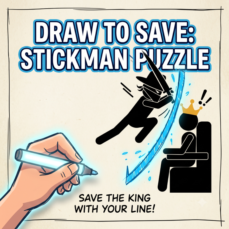 Draw To Save: Stickman Puzzle