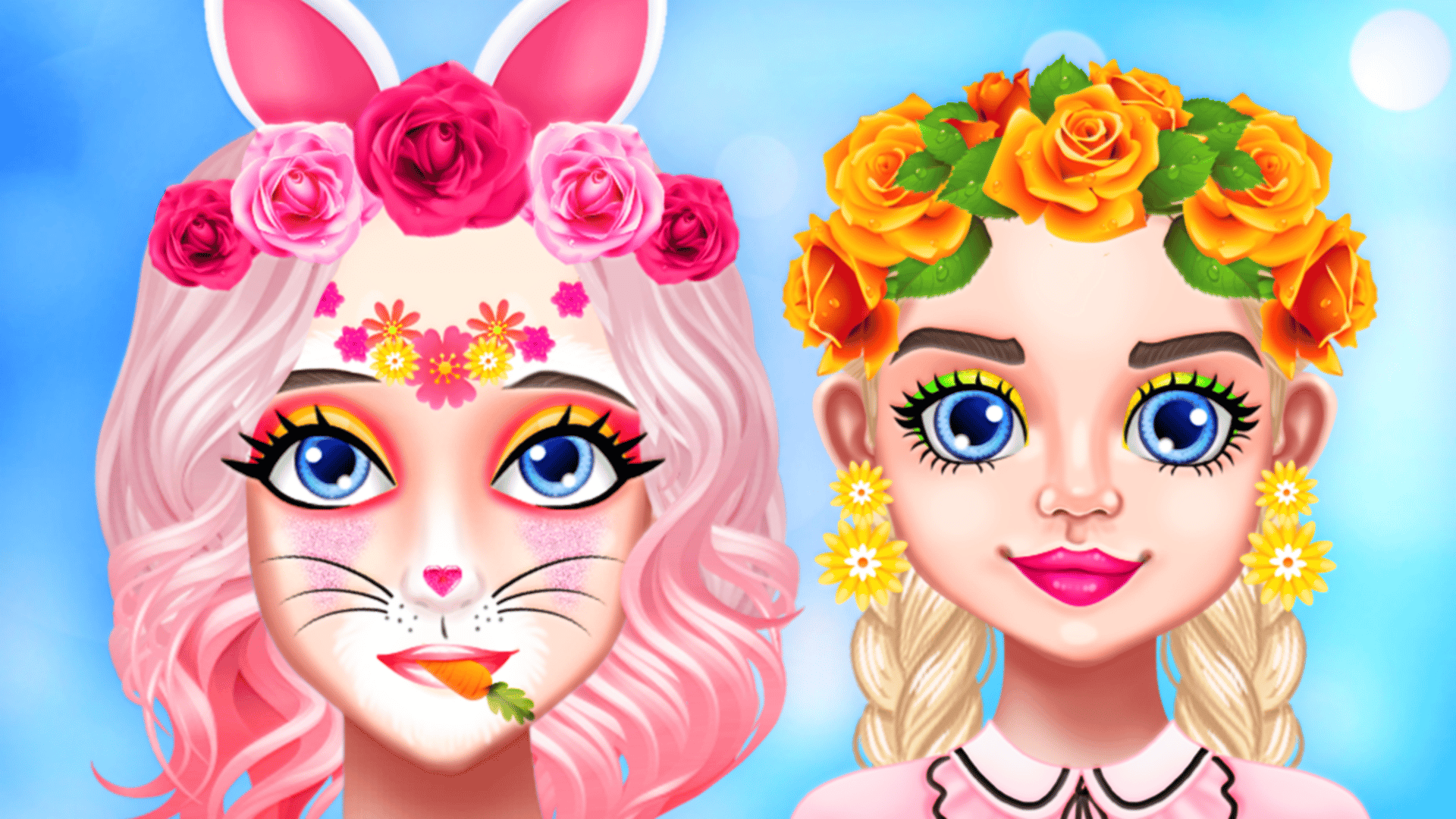 Arte da capa de Easter Funny Makeup