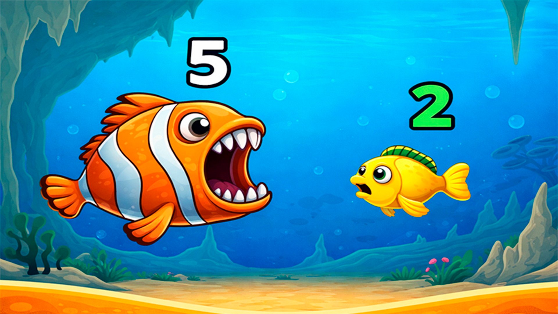 Eat a smaller fish kapak resmi
