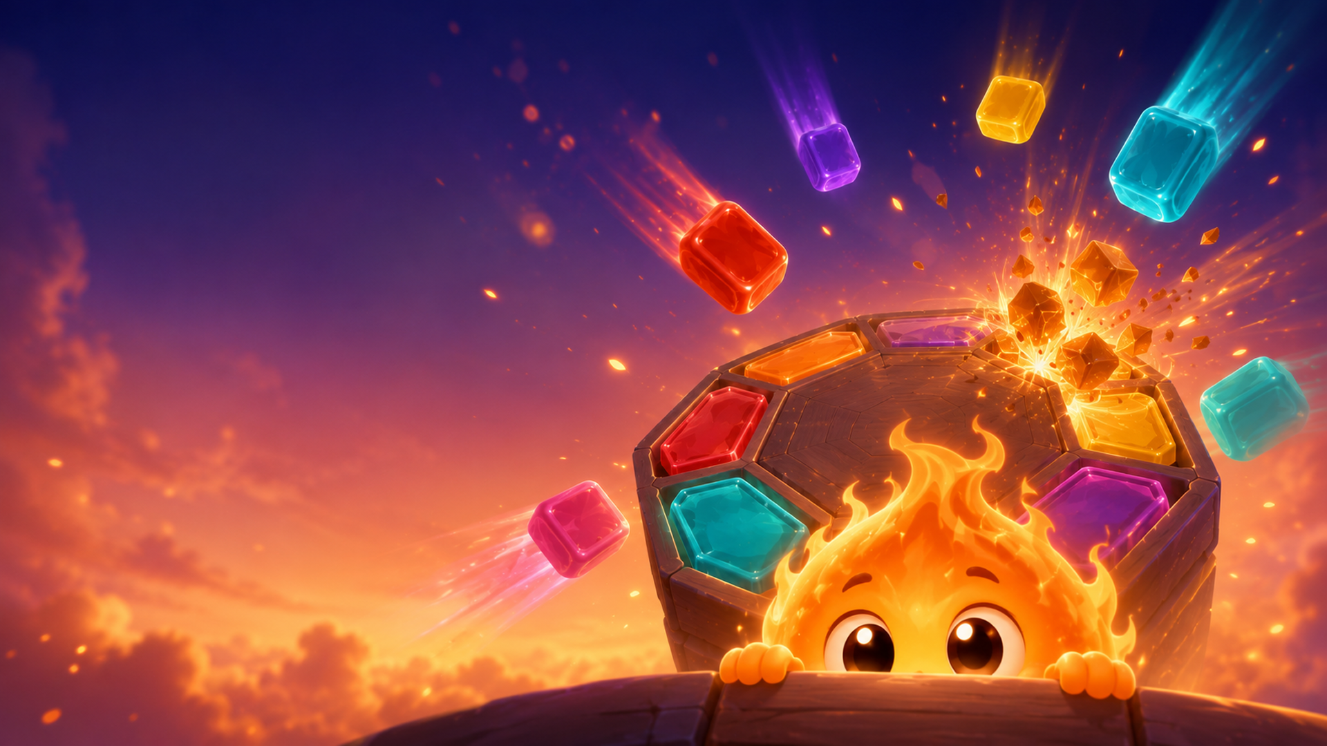 Arte da capa de Ember - Creative Match 3