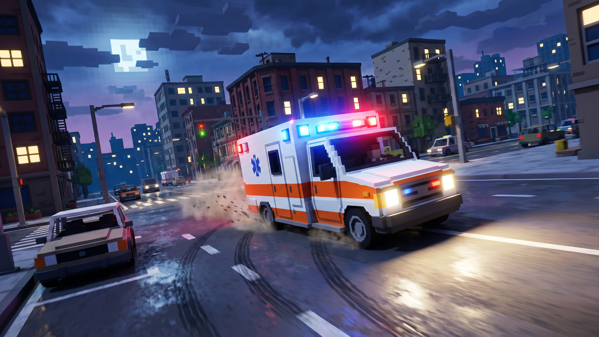 Imagen de portada de Emergency Ambulance Driving Game