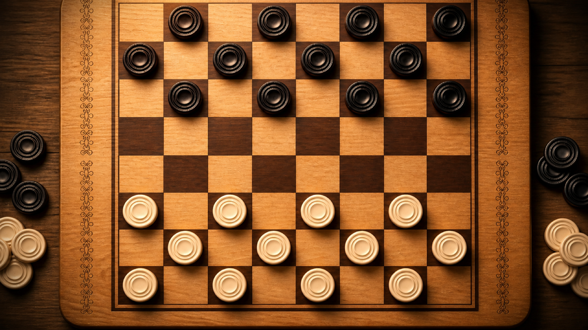 English Checkers Online Multiplayer cover art