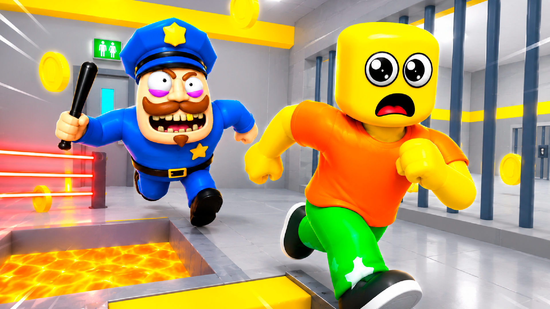 EPIC Escape from Barry's Prison: Obby!