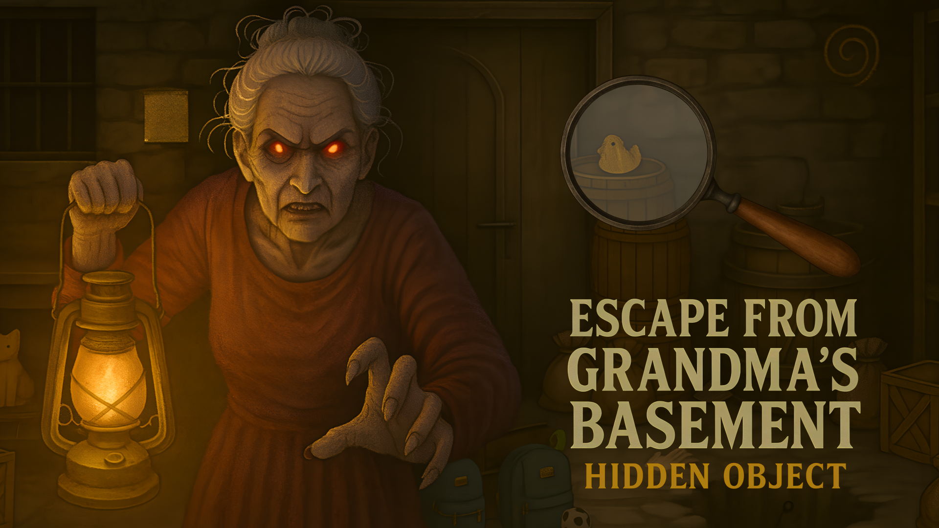 Copertina di Escape From Grandma’s Basement - Hidden Object