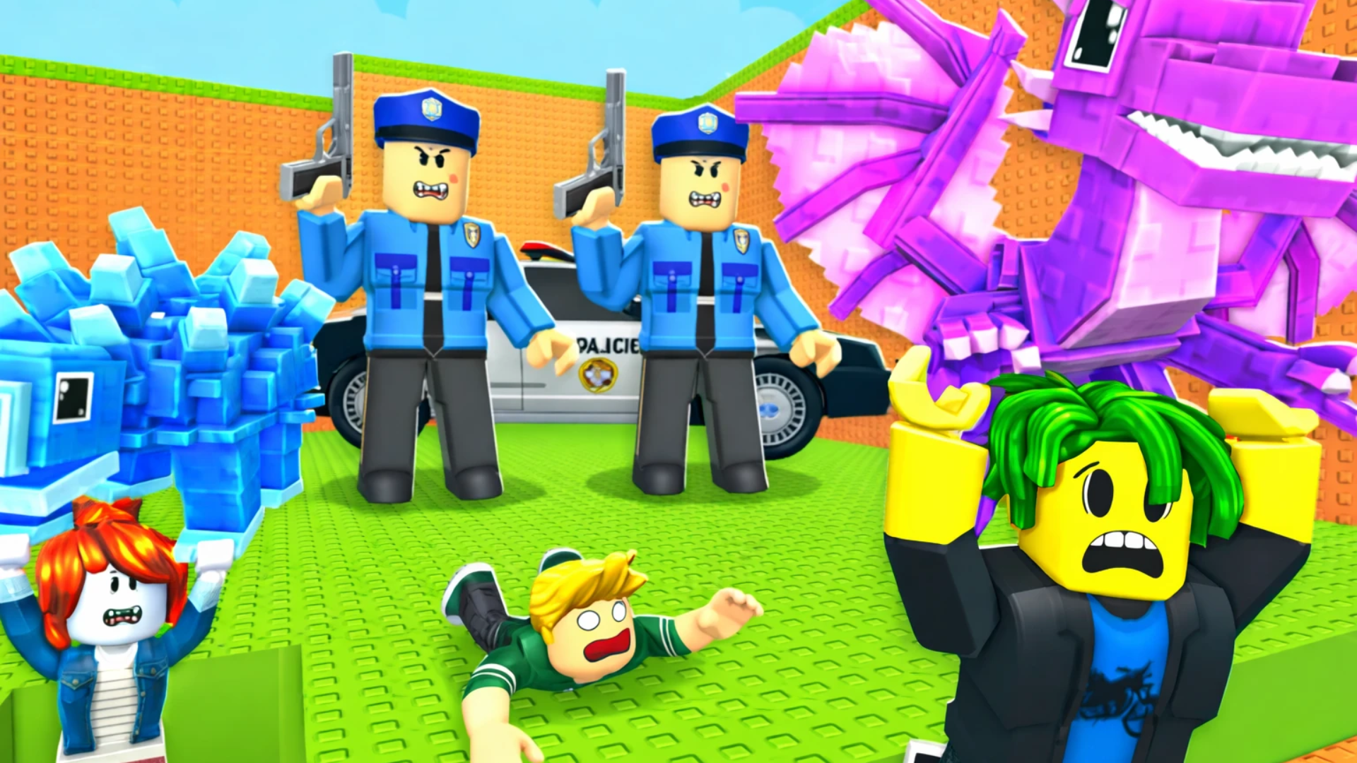 Arte da capa de Escape Police for Brainrots