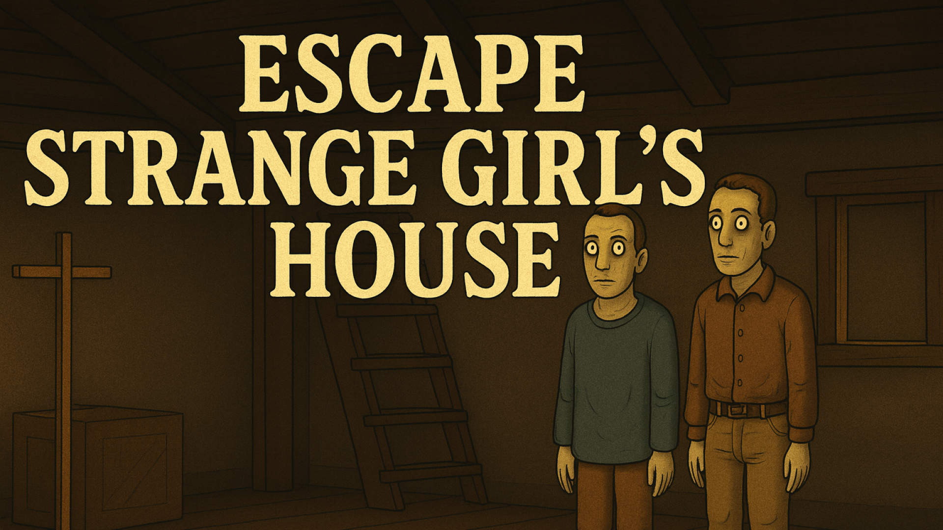 Arte da capa de Escape Strange Girl’s House